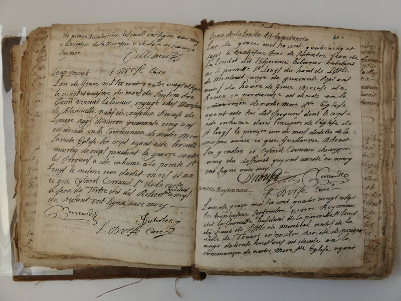 F. D'Urf&eacute; register, double page 01