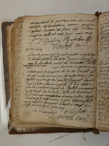 F. D'Urf&eacute; register, page 01