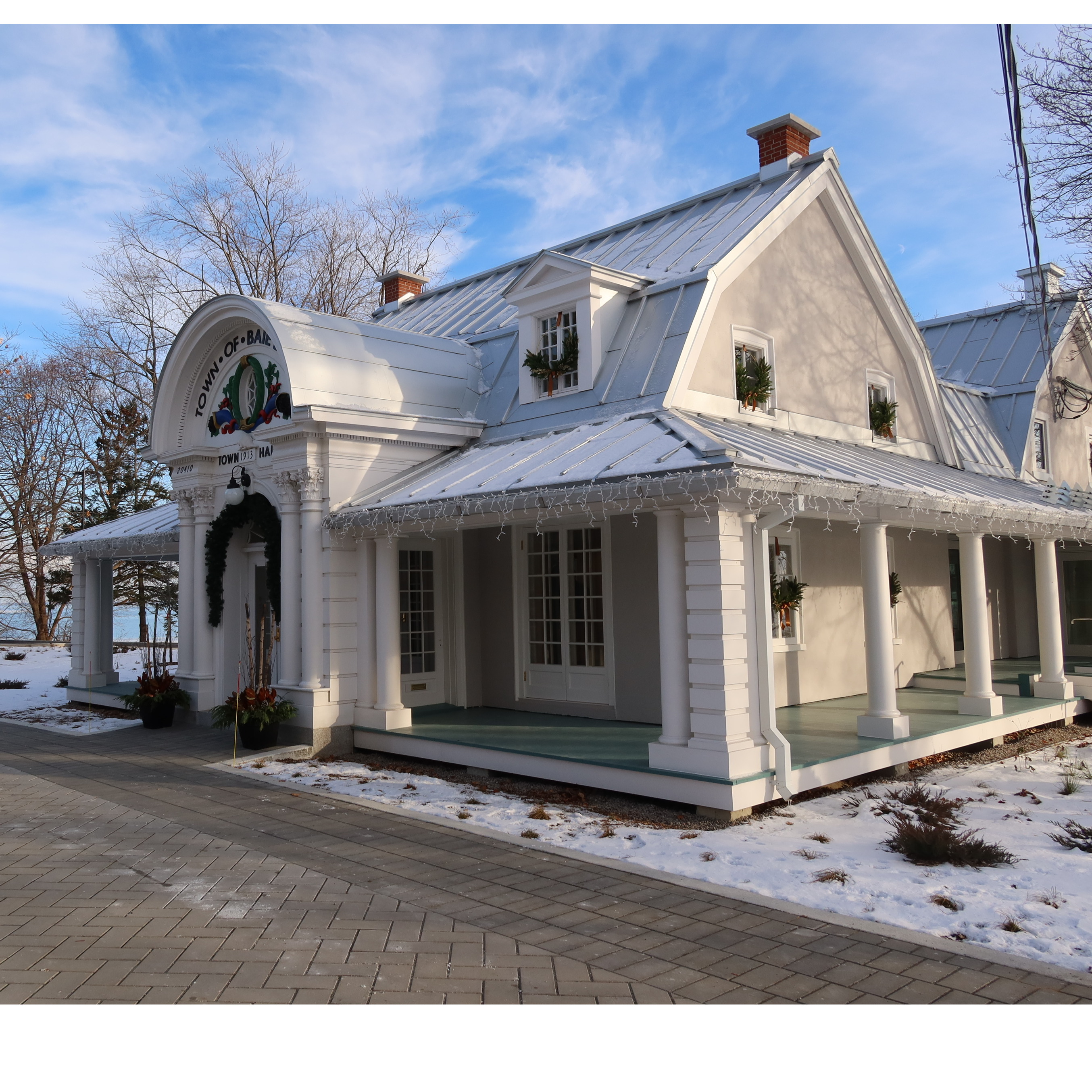 Town Hall inauguration December 7th, 2024, view of the old part of the building