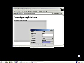 Java applet screenshot