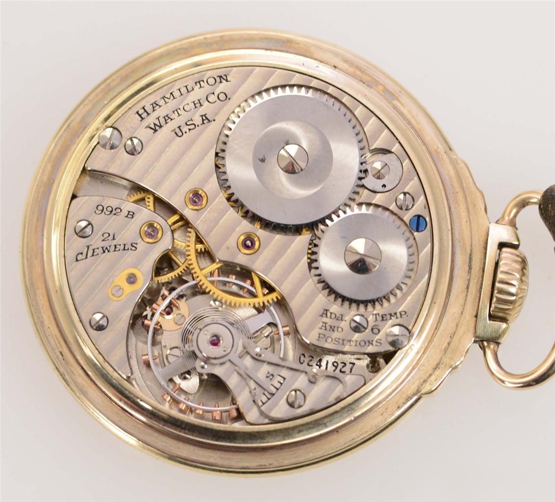 Hamilton 992B Railroad Pocket Watch Hamilton Railway Special